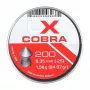 Śrut wiatrówkowy UMAREX Pointed Ribbed Shot Cobra 6,35 mm, 1,56 g, srebrny, 200 szt.