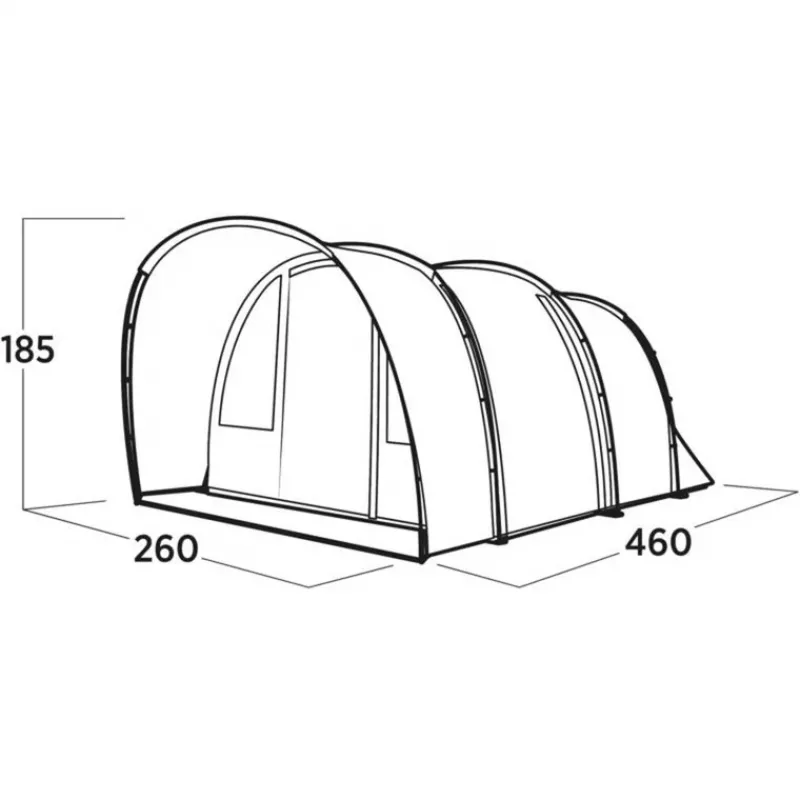 Easy Camp Namiot | Skarvan 4 | 4-osobowy | Niebieski
