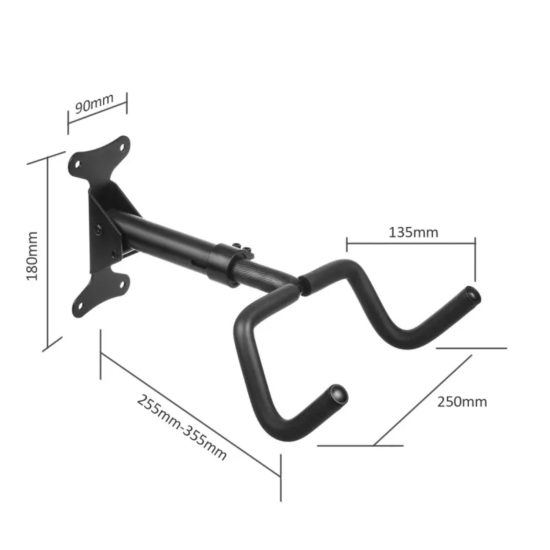 Wall-mounted bicycle rack MACLEAN MC-431 — holds up to 30 kg, space-saving bike storage