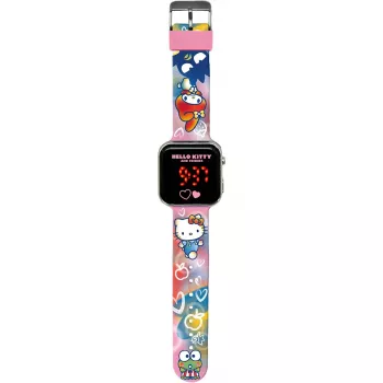 Zegarek dziecięcy Kids Euroswan Hello Kitty HK50151 z wyświetlaczem LED