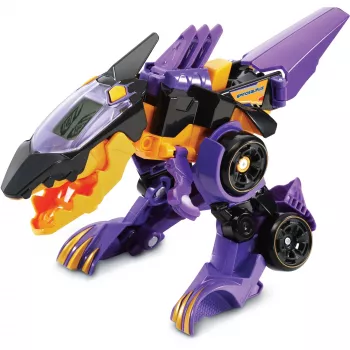 Transformujący dinozaur zabawka VTech Spinosaurus z interaktywnymi dźwiękami i ruchomymi częściami