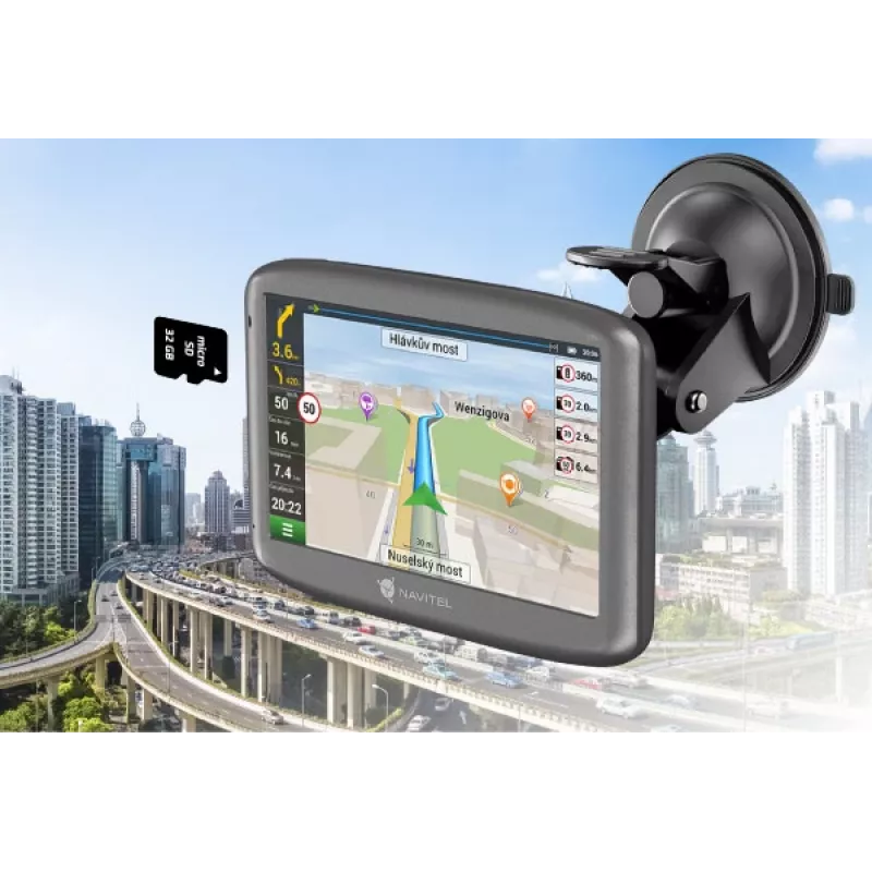 Navitel E501 Navigator 12,7 cm (5 cali) TFT ekran dotykowy szary