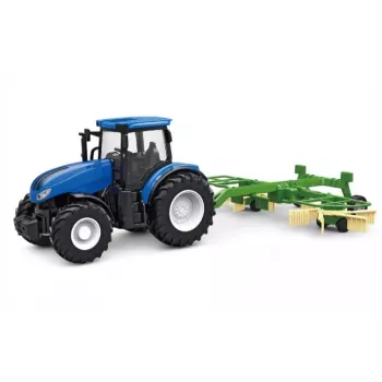 Traktor Amewi Zabawkowy Traktor z Zgrabiarką Obrotową Silnik Elektryczny 1:24