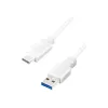 Kabel USB LogiLink CU0174 USB 3.2 Gen 1 1m USB A USB C Biały