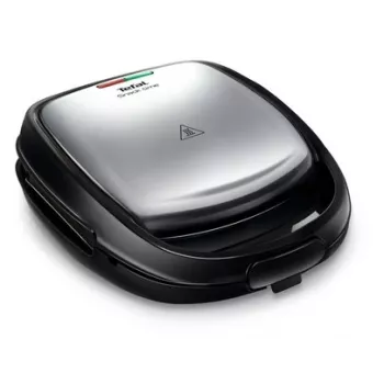 Tefal SW341D12 opiekacz do kanapek 700 W Czarny, Stal nierdzewna