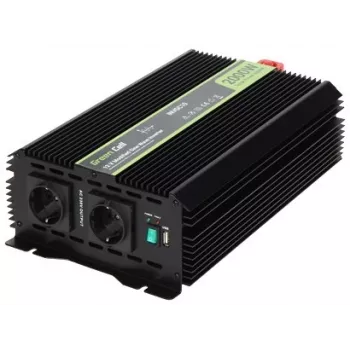 Przetwornica napięcia zielony Cell INVGC10 12 V na 230 V 2000 W zmodyfikowana fala sinusoidalna