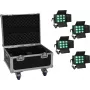 Zestaw oświetleniowy LED EUROLITE CLS-9 QCL RGB/WW 9x7W — 9 opraw, RGB + ciepła biel, diody LED 7W każda