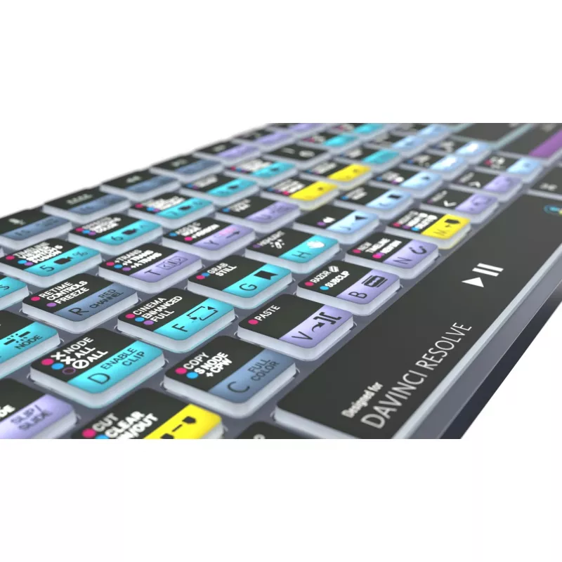 Logickeyboard LKB-RESB-TM-UK Biurowa klawiatura Bluetooth QWERTY Szary Tytanowy
