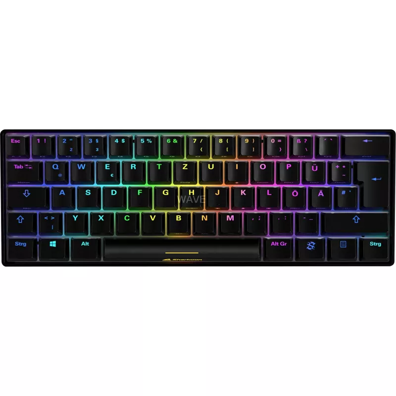 SKILLER SGK50 S4, Gaming Keyboard czarny, układ PT, Kailh Red