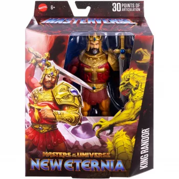 Figurka akcji MATTEL Masterverse Król Randor JBP79 — kolekcjonerska figurka z możliwością pozowania