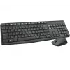 Logitech MK235 Bezprzewodowy zestaw klawiatury i myszy pełnowymiarowy szary