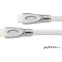 Kabel połączeniowy HDMI® 2.0 4K2K / UHD 60 Hz, styki pozłacane 24K, OFC, oplot nylonowy biały, 3 m, seria PYTHON® (GC-M0164)