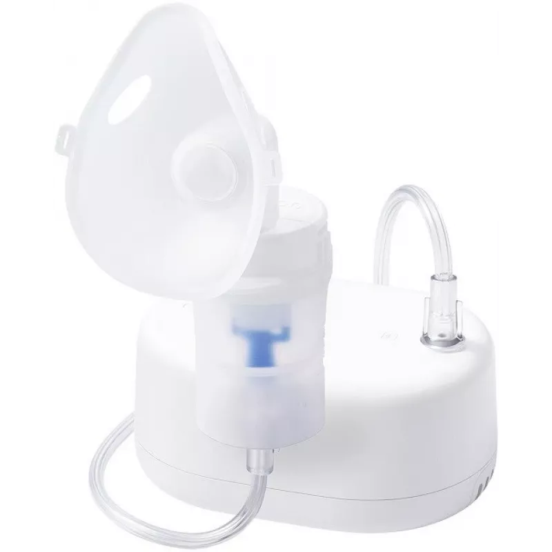 Nebulizator kompresorowy Omron NE-C810 (NE-810) przenośny, nebulizacja 0,35 ml/min, 53 dB, przewód powietrzny 100 cm, zawiera maski i ustnik