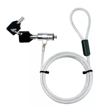 Logilink NBS009 Zamek do laptopa na klucz, w komplecie 2 klucze, 15 mm