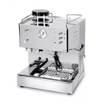 Quick Mill Pegaso, Ekspres do kawy, ziarna kawy, Wbudowany młynek, 1200 W, Stal nierdzewna