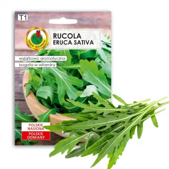 Nasiona na taśmie — Apte Rukola (Eruca sativa) 6 m do uprawy domowej i ogrodowej