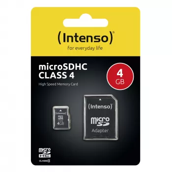 Karta pamięci Intenso 4 GB MicroSDHC Class 4 3403450