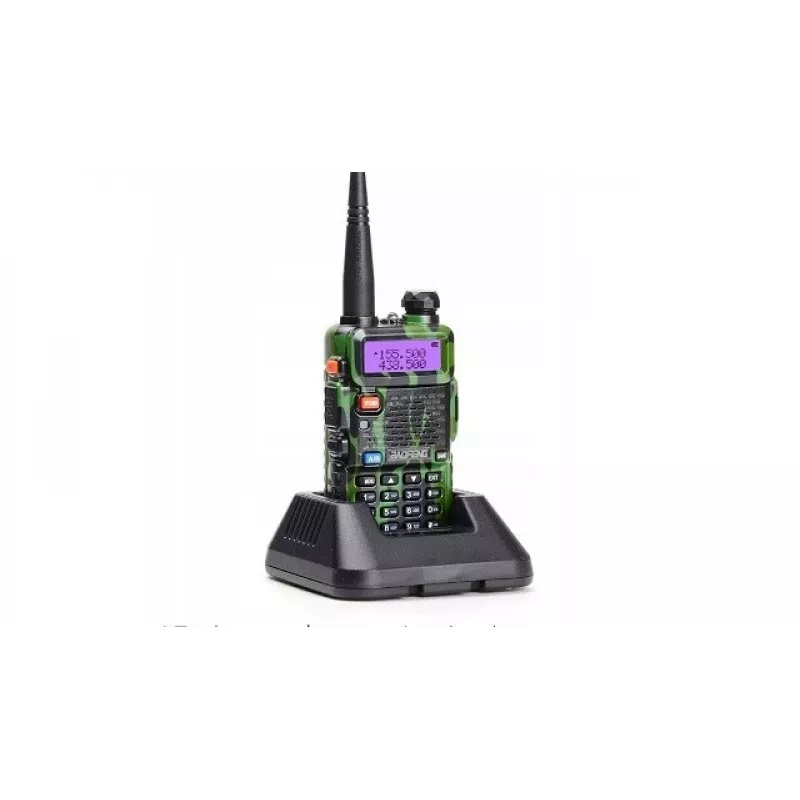 Ręczny radiotelefon Baofeng UV-5R 5W HT Camo — dwuzakresowy FM, 5 W, akumulator 1800 mAh