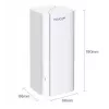 Wireless router TENDA EE3 Pro 2.4/5 GHz Dual-Band Wi‑Fi 802.11ax, 3× LAN 1000 Mbps, 5 integrated antennas, WPA3