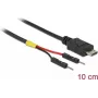 Delock USB Stromkabel Micro-B auf 2 x Pfostenstecker einzeln Strom 10 cm (85406)