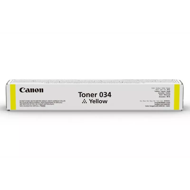 Canon 034 toner 1 szt. Oryginalny żółty