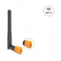 Wszechkierunkowa antena WiFi 6 DELOCK FAKRA M 2.4/5 GHz 2.5–3.0 dBi z przegubem, czarna