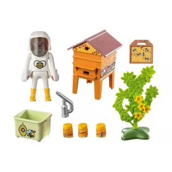 Playmobil Pszczelarz - Zabawa w udawanie i wyobraźnia dla dzieci w wieku 4–10 lat - Fat Brain Toys
