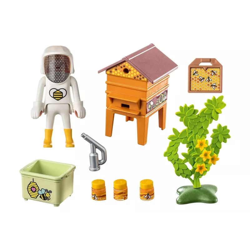Playmobil Pszczelarz - Zabawa w udawanie i wyobraźnia dla dzieci w wieku 4–10 lat - Fat Brain Toys
