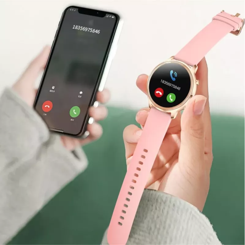 Smartwatch Manta Kelly 3.35 cm Różowy