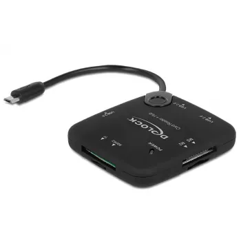 Czytnik kart DeLOCK 65529 USB 2.0 Czarny