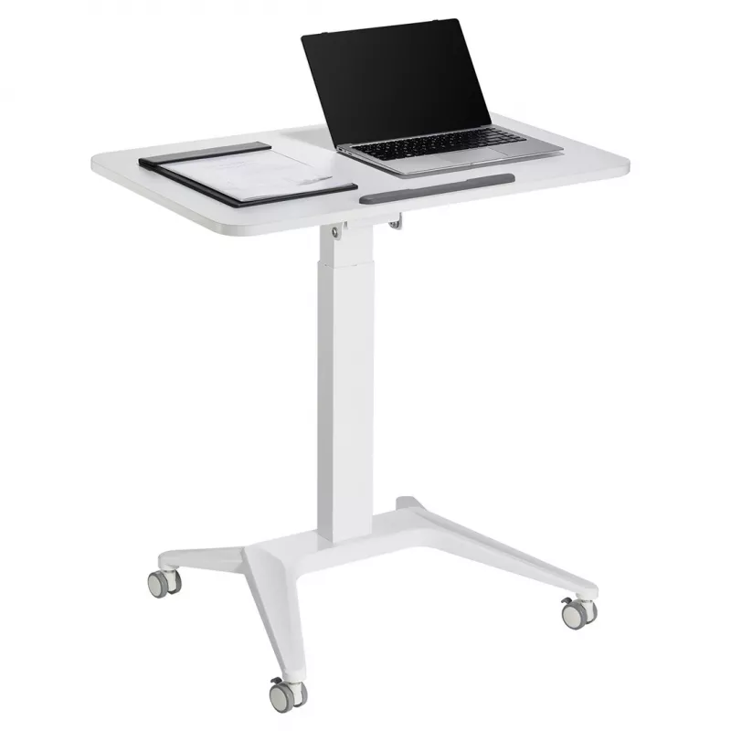 Mobilny stolik pod laptopa MACLEAN MC-453W z pneumatyczną regulacją wysokości, maks. wysokość 109 cm