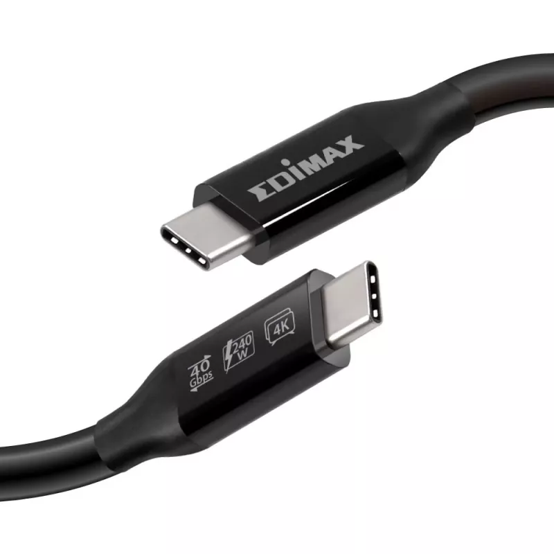 Edimax UC4 1 m 40 Gbit/s Czarny