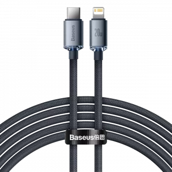 Kabel do telefonu Baseus CAJY000301 szary 2 m USB C Lightning