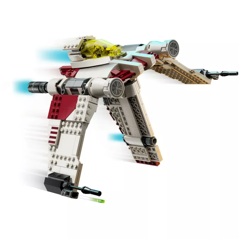 LEGO Star Wars V-19 Torrent Fighter 75432 zestaw konstrukcyjny — 567 sztuk, 3 minifigurki, model do ekspozycji i zabawy