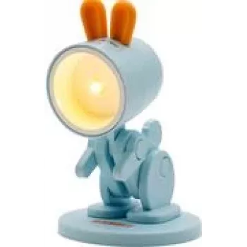 Lampa stołowa RealPower 486317 LED niebiesko-pomarańczowa 1 żarówka bateryjna