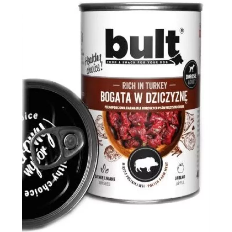BULT Bogata w dziczyznę - Mokra karma dla psa - 800 g