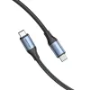 Kabel Vention USB4 Gen 3x2 Typu-C na Typ-C 1 m, 5 A, stop aluminium, opleciony bawełną