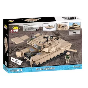 Klocki konstrukcyjne Cobi M1A2 Abrams 1025 elementów model CO BI-2632