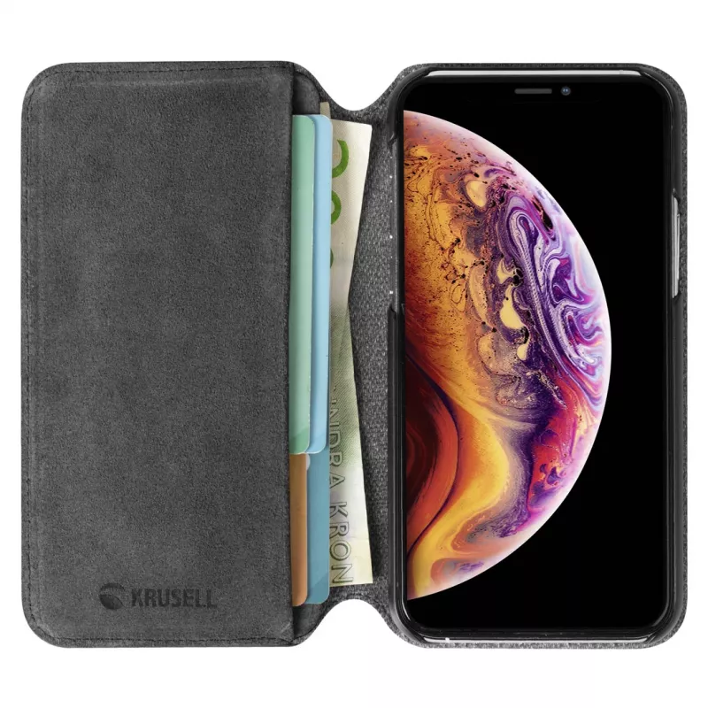 Cover Krusell Broby iPhone 11 Pro Max 16.5 cm Czarny