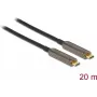 Kabel USB DeLOCK 84122 20 m USB 3.2 Gen 1 USB C Czarny