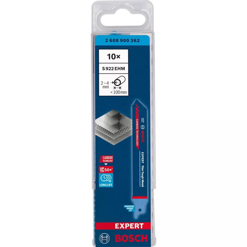 Bosch Expert 2 608 900 362 brzeszczot do wyrzynarek/pił szablastych/szablastych Carbide 10 szt.