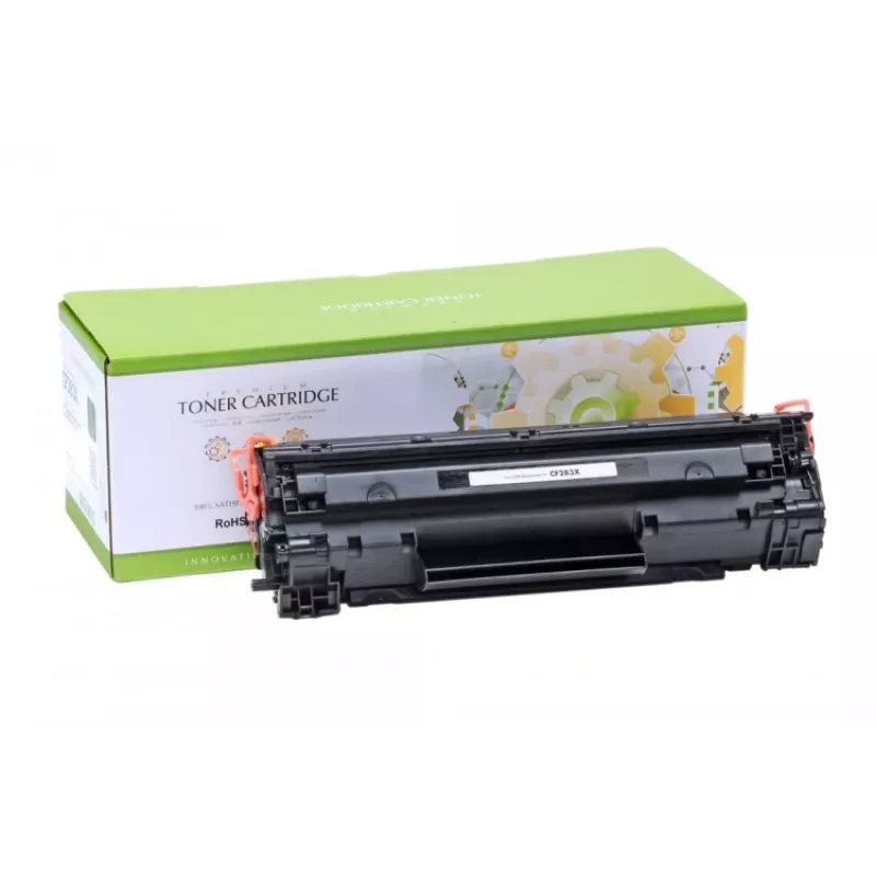 Kompatybilny Static-Control Hewlett-Packard CF283X / Canon CRG-737, Czarny, 2200 str.