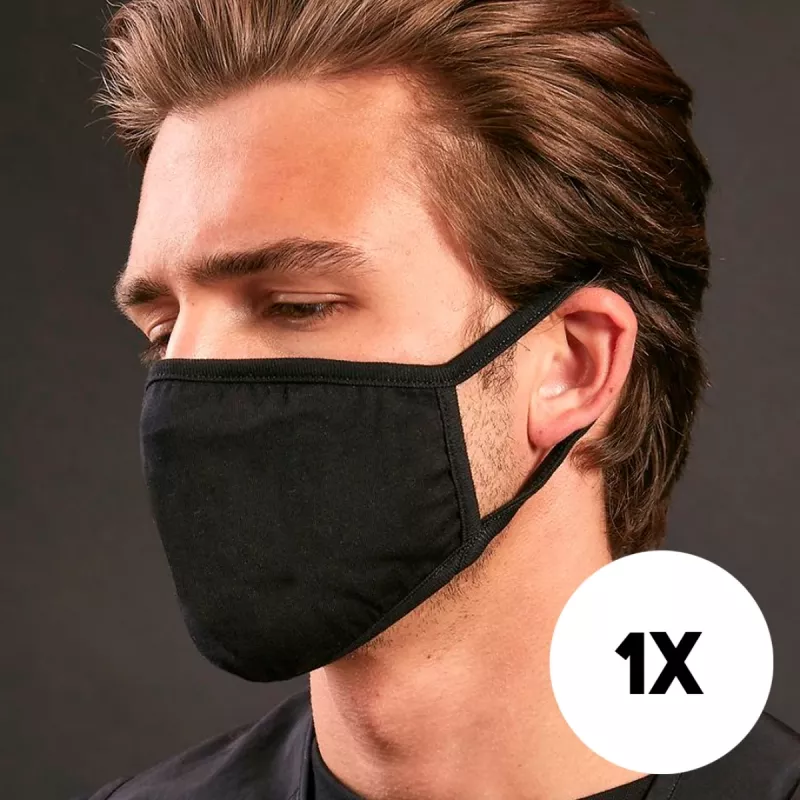 Tekstylna maseczka ochronna wielokrotnego użytku Brand Unknown model dwuwarstwowa