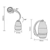 Akumulatorowa lampa kempingowa LED MACLEAN MCE298 3 W przenośna, zasilana przez USB, kompaktowa