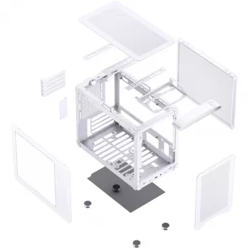 Jonsbo C6 MAX obudowa PC, mini obudowa, Micro-ATX, Szkło Hartowane - Wei