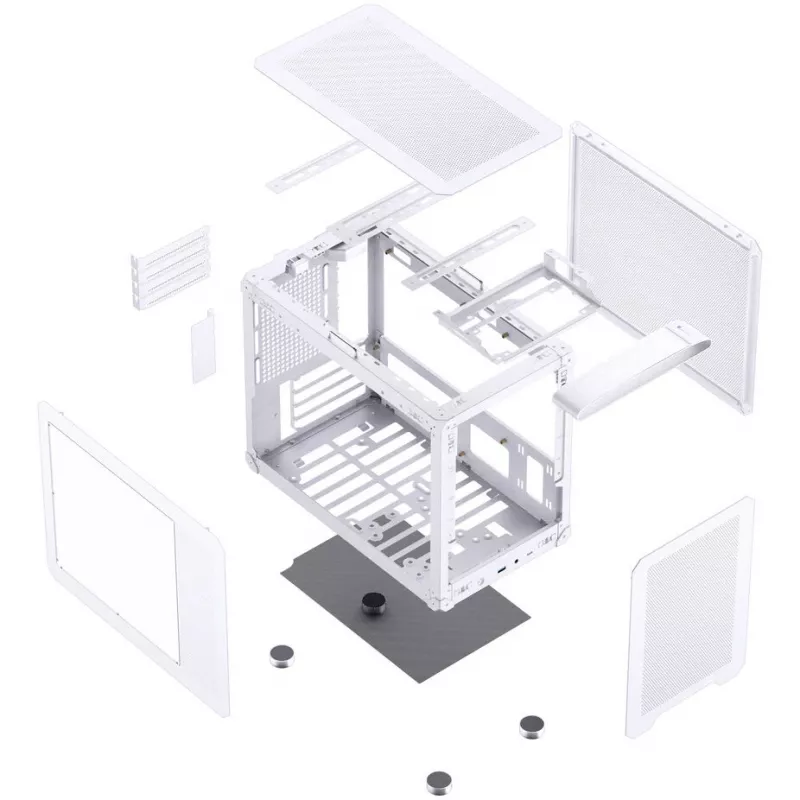 Jonsbo C6 MAX obudowa PC, mini obudowa, Micro-ATX, Szkło Hartowane - Wei