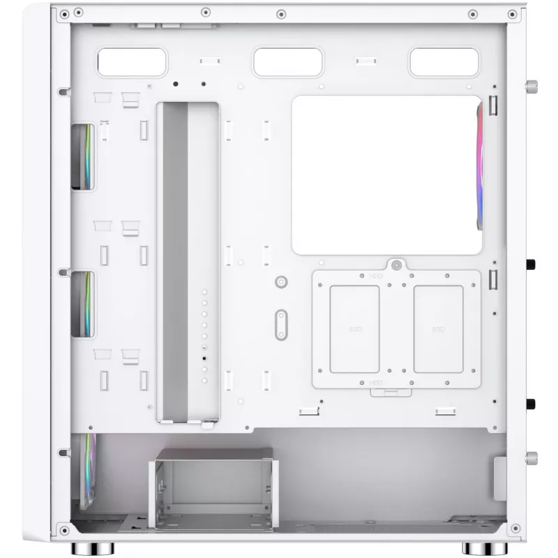 Obudowa PC Silentware Air 100 biały — mid-tower kompatybilna z ATX, białe wykończenie
