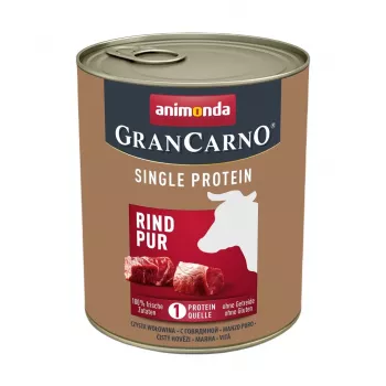 ANIMONDA GranCarno Adult Single Protein Beef - mokra karma dla psów - 800g