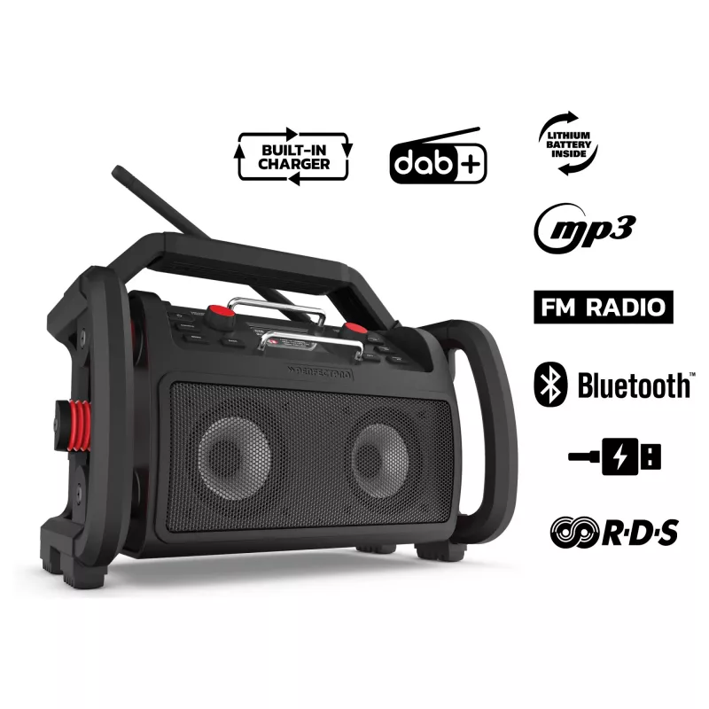 Job Site Radio PerfectPro ROCKPRO RP2 Bluetooth Waterproof