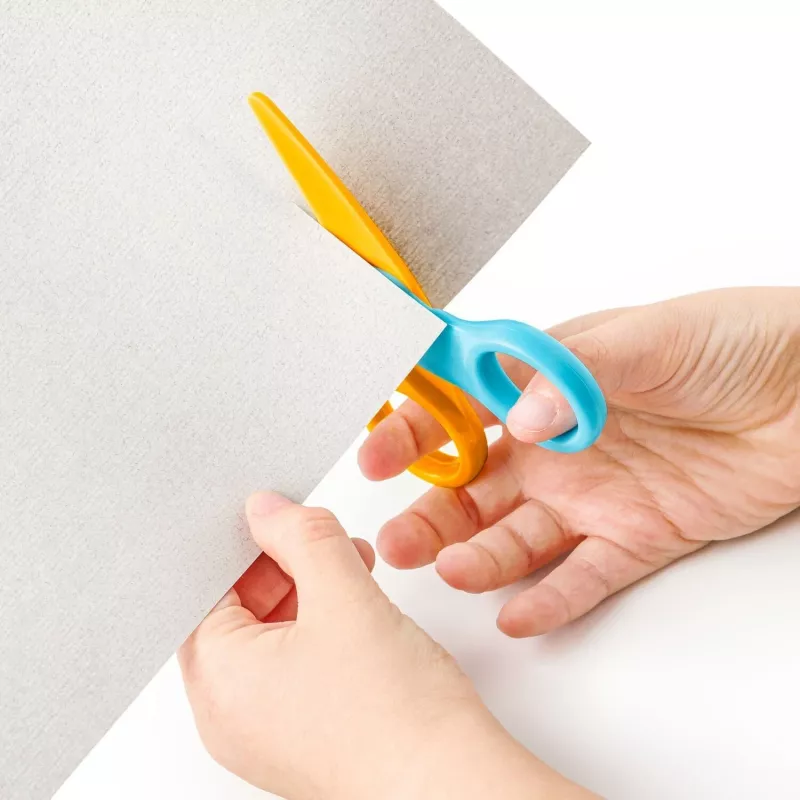Nożyczki Staedtler Noris Junior proste cięcie niebieski żółty 100 mm